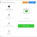 Avira Free Antivirus интерфейс